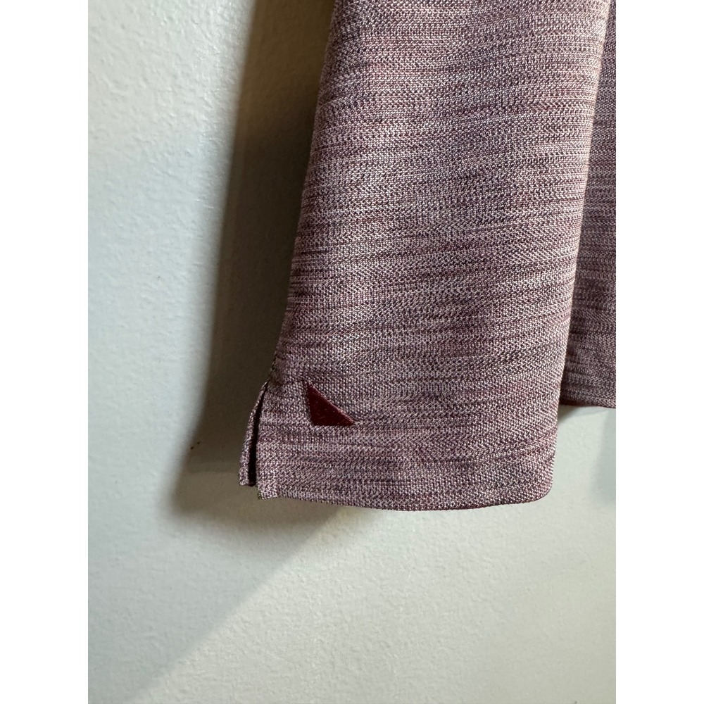 UNTUCKit Men's XXX Large Polo Shirt Heathered Red Short Sleeve Collared Casual - Picture 3 of 6